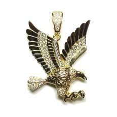 14K Coating Silver 925 Chain Top No.136 “Eagle” / Gold