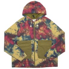 The North Face Printed Ripstop Wind Hoodie Jacket / Antelope Tan Ice Dye Print
