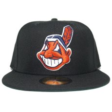 New Era 59Fifty Fitted Cap Cleveland Indians / Black