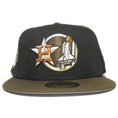 New Era 59Fifty Fitted Cap Houston Astros Apollo11 Minute Maid Park / Black x Brown