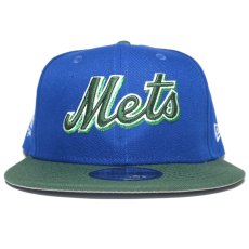 New Era 9Fifty Snapback Cap New York Mets City Patch / Blue x Dark Green