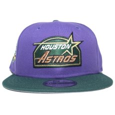 New Era 9Fifty Snapback Cap “Houston Astros 45th Anniversary” / Purple x Dark Green