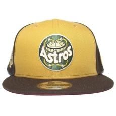 New Era 9Fifty Snapback Cap Houston Astros 1986 All Star Game / Camel x Brown (Burgundy UV)