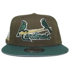 New Era 9Fifty Snapback Cap St. Louis Cardinals 2011 World Series / Brown x Dark Green