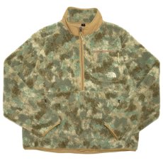 The North Face Extreme Pile Pullover / Military Olive Stippled Camo Print