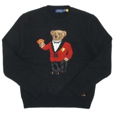 Polo Ralph Lauren Polo Bear Wool Crewneck Sweater / Black