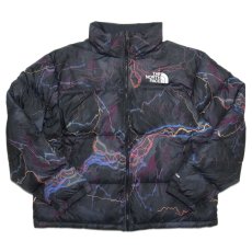 The North Face 1996 Retro Nuptse Down Jacket / TNF Black Trail Glow Print