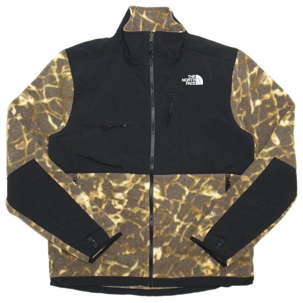 The North Face Denali Jacket / Coal Brown Water Distortion Print - 名古屋 Blow  Import HIPHOP WEAR SHOP