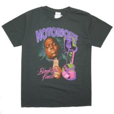 The Notorious B.I.G. Official Merch Brooklyn's Finest Garment Dye T-shirts / Vintage Black