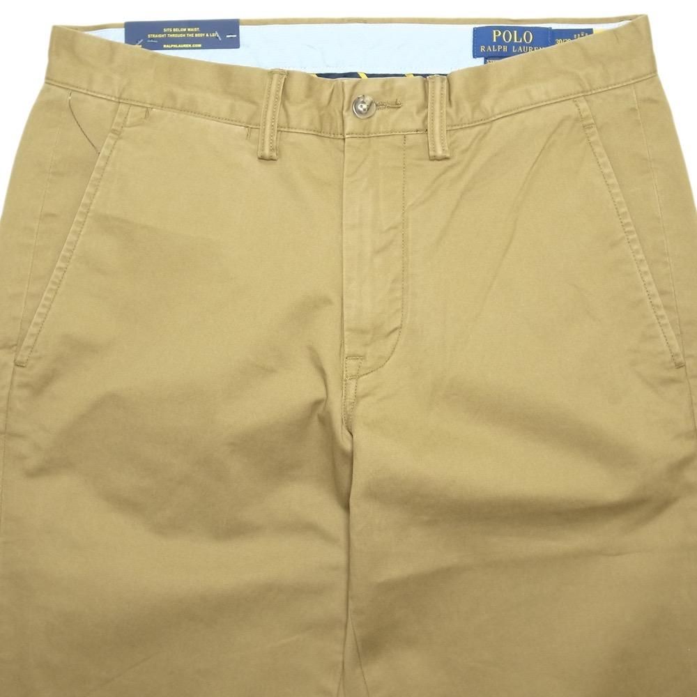Polo Ralph Lauren Stretch Straight Fit Chino Pants / Tan