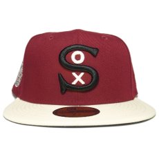 New Era 59Fifty Fitted Cap Chicago White Sox 1917 World Series / Burgundy x Off White