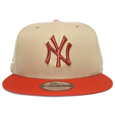 New Era 9Fifty Snapback Cap New York Yankees 1949 World Series / Khaki x Red