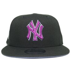 New Era 9Fifty Snapback Cap New York Yankees City Patch / Black (Lavender UV)