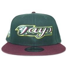 New Era 9Fifty Snapback Cap Toronto Blue Jays 30th Season / Green x Maroon