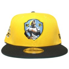 New Era 9Fifty Snapback Cap Pittsburgh Pirates Roberto Clemente / Yellow x Black