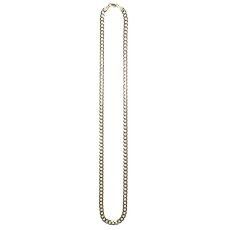 10K Yellow Gold Solid Cuban Chain Necklace No.209