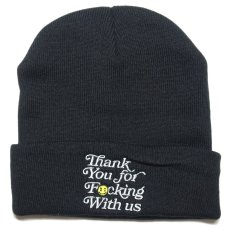 Muka Headwear Thank You For Beanie Cap / Black