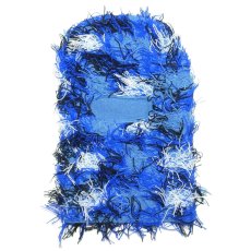 Distressed Balaclava Ski Mask / Blue x Multi