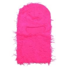 Distressed Balaclava Ski Mask / Hot Pink