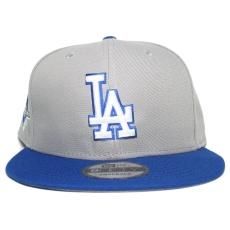 New Era 9Fifty Snapback Cap Los Angeles Dodgers 50th Anniversary / Light Grey x Blue