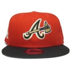 New Era 9Fifty Snapback Cap Atlanta Braves 40th Anniversary / Red x Black