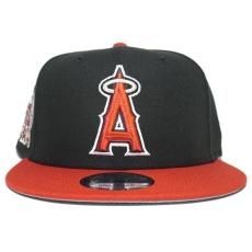 New Era 9Fifty Snapback Cap Los Angeles Angels 50th Anniversary / Black x Red