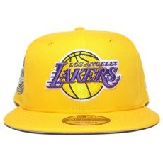 New Era 9Fifty Snapback Cap Los Angeles Lakers 17x Champs / Yellow