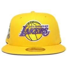 New Era 9Fifty Snapback Cap Los Angeles Lakers 17x Champs / Yellow