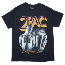 2Pac Official Merch California Love T-shirts / Black