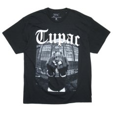 2Pac Official Merch Middle Finger T-shirts / Black