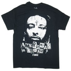 21 Savage Official Merch American Dream T-shirts / Black