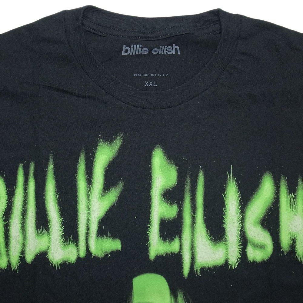 billie eilish Tシャツ ビリー・アイリッシュ x 村上隆 フラワー T シャツ - ブラック