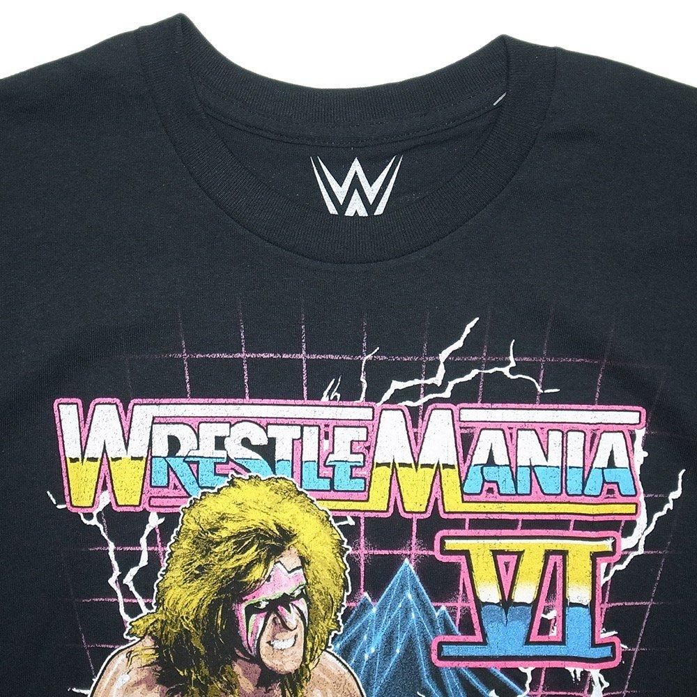 WWE Official Merch Wrestle Mania VI T-shirts / Black WWE Official Merch Wrestle Mania VI T-shirts / Black