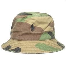 Polo Ralph Lauren Camo Canvas Bucket Hat / Camo