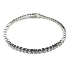 Silver 925 Tennis Chain Bracelet No.80 / Silver