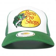 Bass Pro Shops Logo Mesh Cap / Green x White
