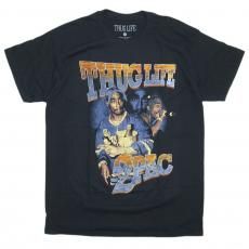 2Pac Official Merch Thug Life T-shirts / Black