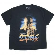2Pac Official Merch Me Against The World T-shirts / Black