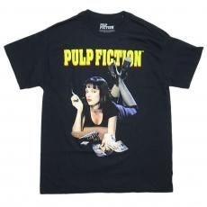 Pulp Fiction Official Merch Mia Wallace T-shirts / Black