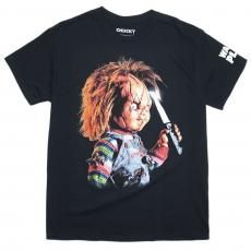 Chucky Official Merch Charles Lee Ray T-shirts / Black
