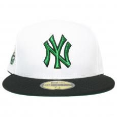 New Era 59Fifty Fitted Cap New York Yankees 1949 World Series / White x Black x Green