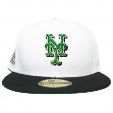 New Era 59Fifty Fitted Cap New York Mets Shea Stadium / White x Black x Green
