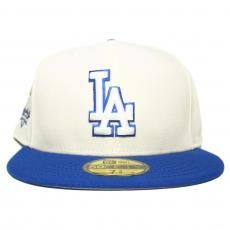 New Era 59Fifty Fitted Cap Los Angeles Dodgers Dodger Stadium 40th Anniversary / Off White x Blue