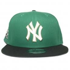 New Era 9Fifty Snapback Cap New York Yankees Yankee Stadium 75th Anniversary / Green x Black