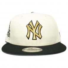 New Era 9Fifty Snapback Cap New York Yankees Yankee Stadium 75th Anniversary / Off White x Black