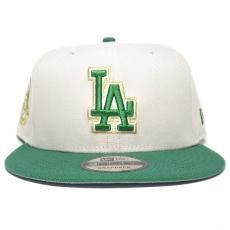 New Era 9Fifty Snapback Cap Los Angeles Dodgers 50th Anniversary / Natural x Green