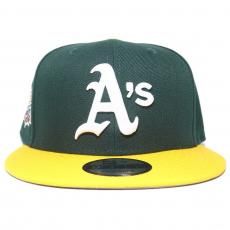 New Era 9Fifty Snapback Cap Oakland Athletics 1989 World Series / Green x Yellow