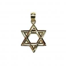 10K Yellow Gold Chain Top No.206 Hexagram