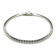 Silver 925 Tennis Chain Bracelet No.83 / Silver