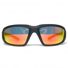 Sports Type Sunglasses C-120 / Black x Orange Mirror